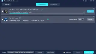 TuneFab Audible Converter screenshot