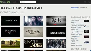 TuneFind screenshot