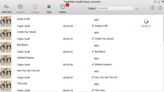 TuneMobie Spotify Music Converter screenshot