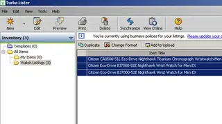 Turbo Lister screenshot