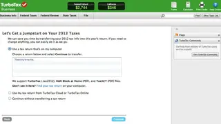TurboTax Business screenshot