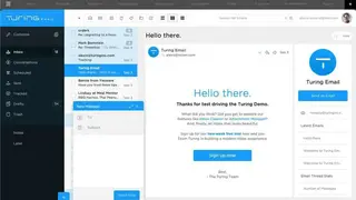 Turing Email screenshot