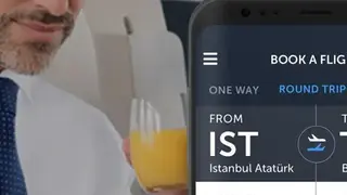 Turkish Airlines – Flight ticket screenshot