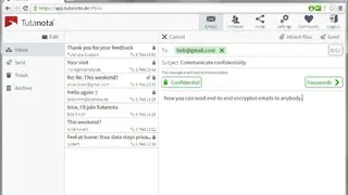 Tutanota screenshot