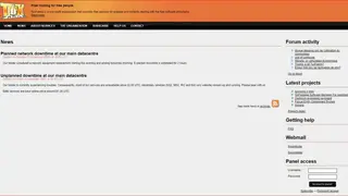 TuxFamily screenshot
