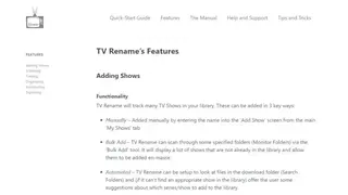 TV Rename screenshot
