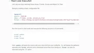 Tvcmd screenshot
