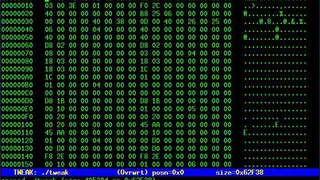 Tweak hex editor screenshot