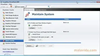 TweakNow PowerPack screenshot