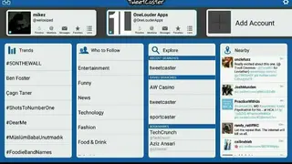 TweetCaster screenshot