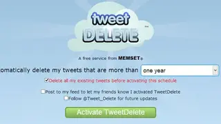 TweetDelete screenshot