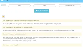 TweetEraser screenshot