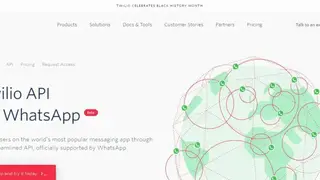 Twilio API for WhatsApp screenshot