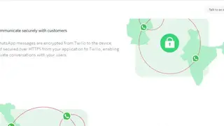 Twilio API for WhatsApp screenshot