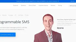 Twilio SMS screenshot
