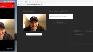 Twilio video screenshot