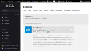 Twitch API screenshot