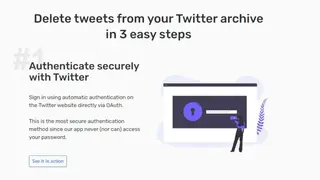 Twitter Archive Eraser screenshot
