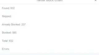 Twitter Block Chain screenshot