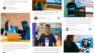 Twitter Wall screenshot