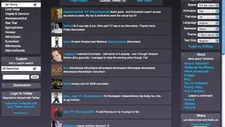 Twitterfall screenshot