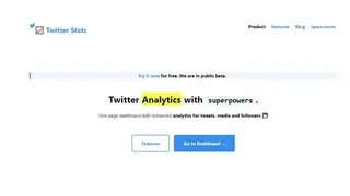 TwitterStats screenshot