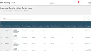 TYASuite Asset Management screenshot