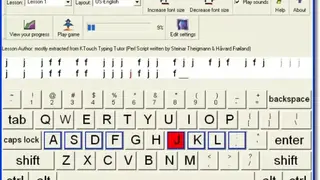 TypeFaster Typing Tutor screenshot