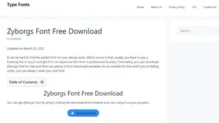 Typefonts screenshot