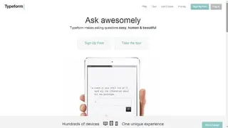 Typeform screenshot