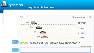 TypeRacer screenshot