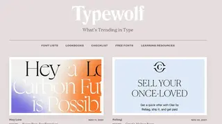 Typewolf screenshot