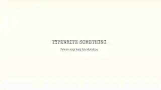 Typewrite Something screenshot