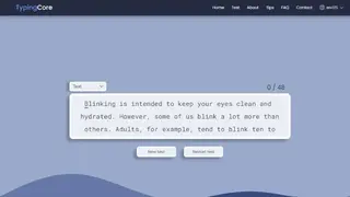 Typing Core screenshot