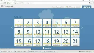 TypingClub screenshot