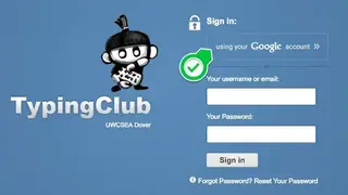 TypingClub screenshot