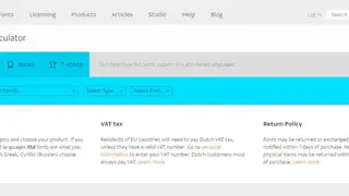 Typotheque screenshot
