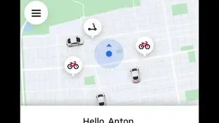 Uber screenshot