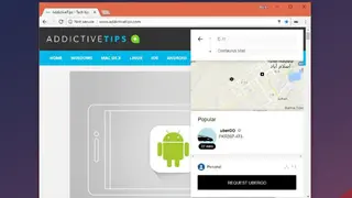Uber Chrome screenshot