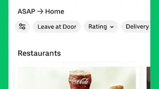 UberEATS screenshot