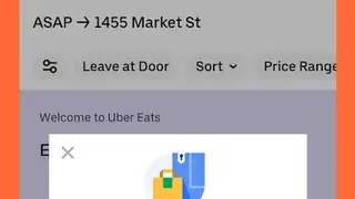 UberEATS screenshot