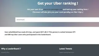 UberStats screenshot