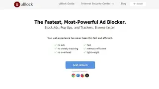 uBlock screenshot