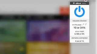 uBlock screenshot