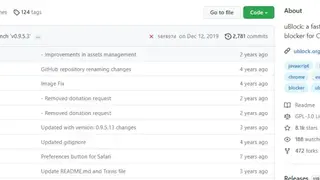 uBlock screenshot