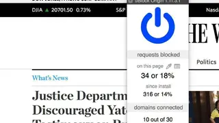 uBlock Origin screenshot