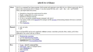 Udevil screenshot