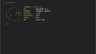 Ufetch screenshot