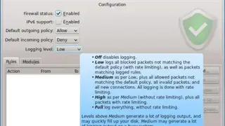 ufw KDE screenshot