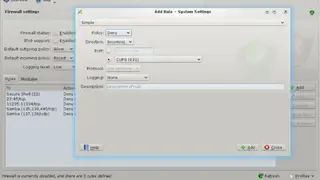 ufw KDE screenshot